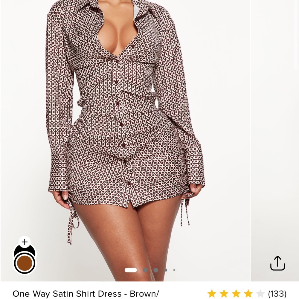Fashion Nova shirt dress
